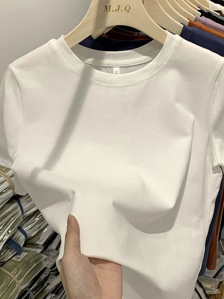Women’s Y2K T-Shirt – Short Sleeve, Sexy Spring Tee, White
