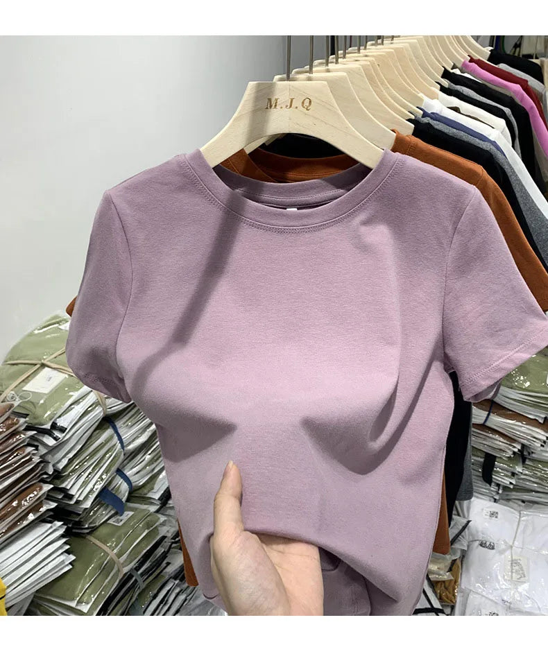 Women’s Y2K T-Shirt – Short Sleeve, Sexy Spring Tee, White