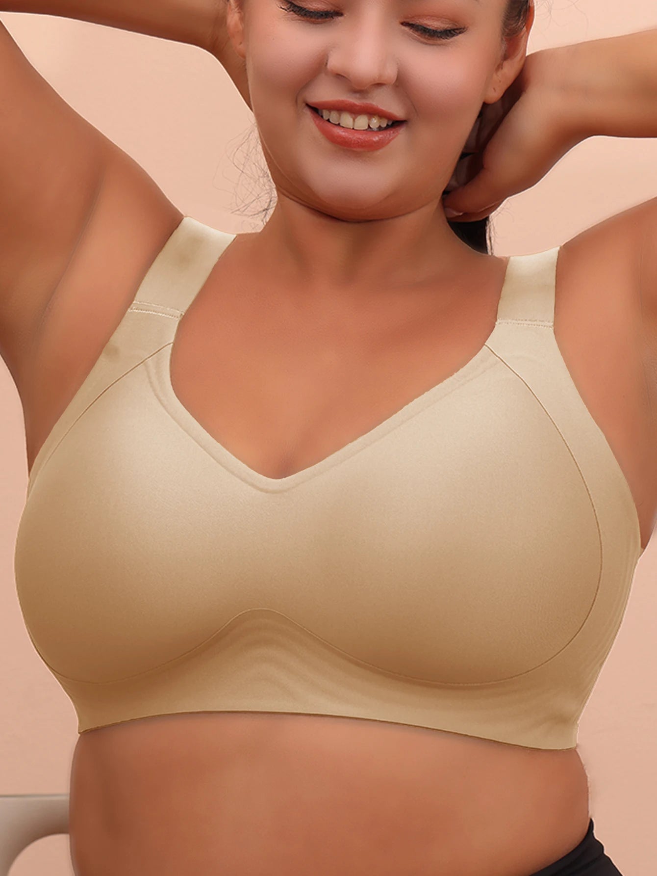 6XL Plus-Size Sleeping Bra – No Steel, Anti-Sagging, Yoga Vest Bra