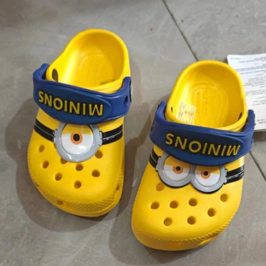 Minions EVA Sandals – Kawaii Kids' Beach Shoes