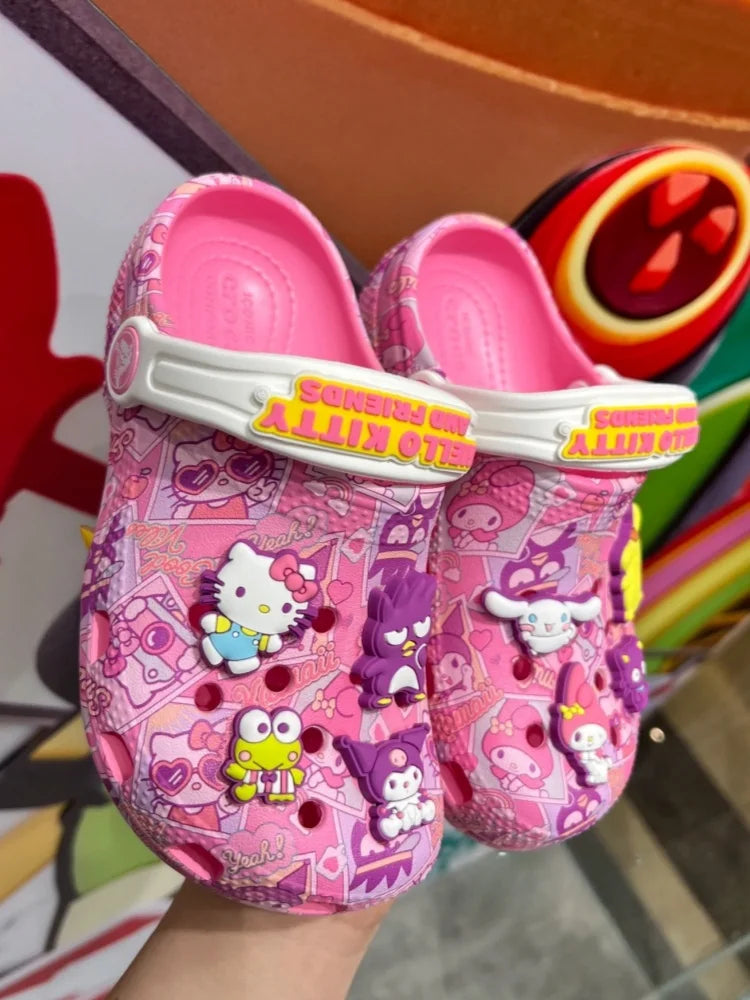 Miniso Kids' Cartoon Slippers – Cute Non-Slip Summer Sandals, Soft Sole Gift