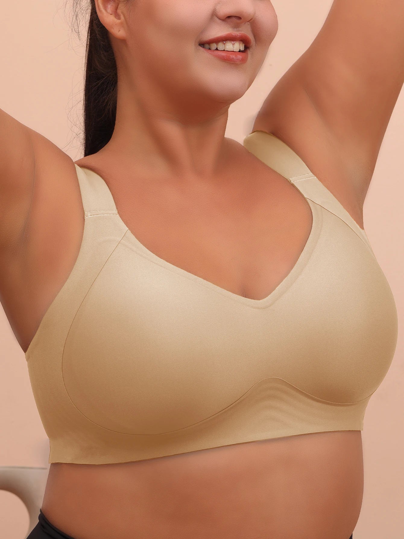 6XL Plus-Size Sleeping Bra – No Steel, Anti-Sagging, Yoga Vest Bra