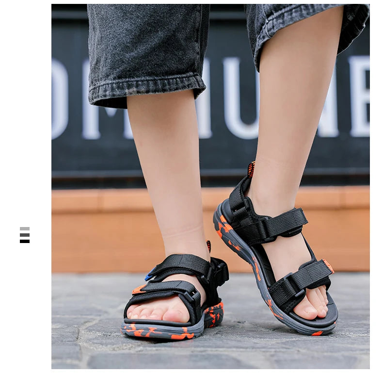Kids' Beach Sandals – Non-Slip, Soft Bottom, Breathable & Lightweight Shoes
