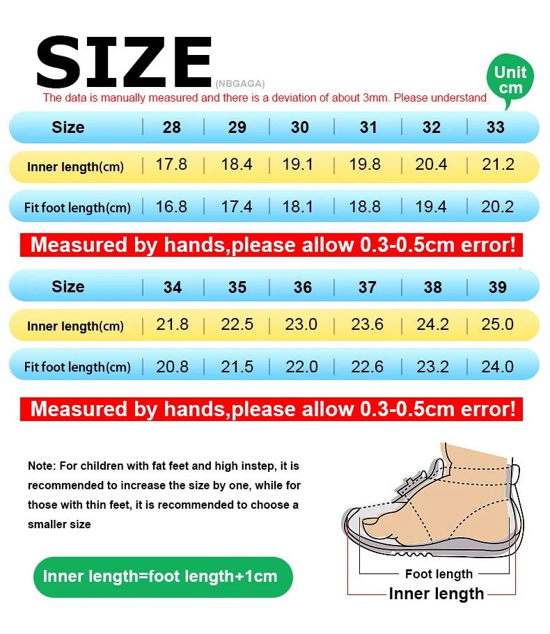 Kids Summer Sandals – Breathable, Non-Slip, Closed-Toe for Boys & Girls