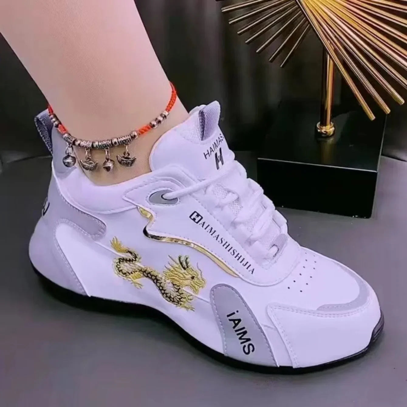 Women's Designer Sneakers – Waterproof, Lightweight, Non-Slip Platform Shoes