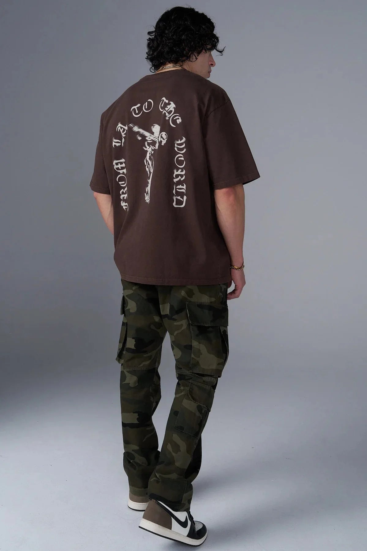 Men’s Hip Hop T-Shirt – 100% Cotton, Loose Fit, Round Neck, Short Sleeve