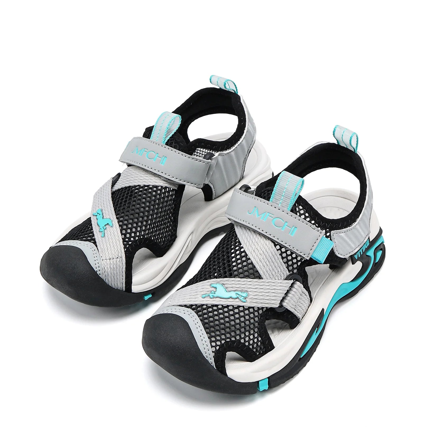 Boys' Summer Beach Sandals – Closed Toe, Safety Shoes for Kids