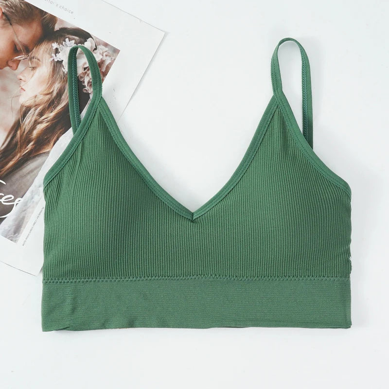 Sexy Seamless U-Back Bra – Wireless Push-Up Bralette for Women