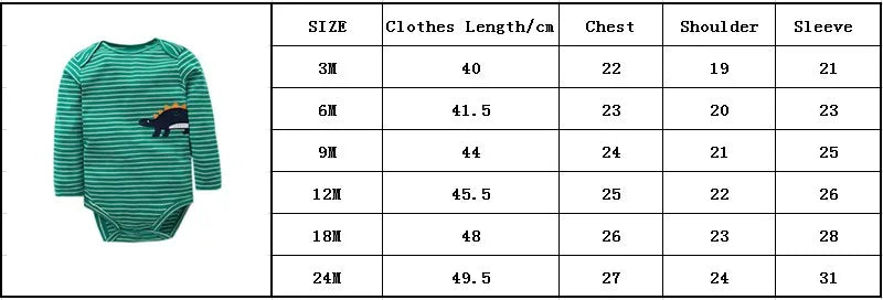 5PCS Baby Bodysuit Set: Long Sleeve Cotton Jumpsuits for Spring & Autumn (Boys & Girls)