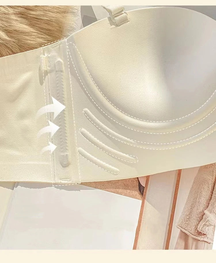 Half-Cup Push-Up Bra – Seamless No-Wire Sling Bra for Small Breasts