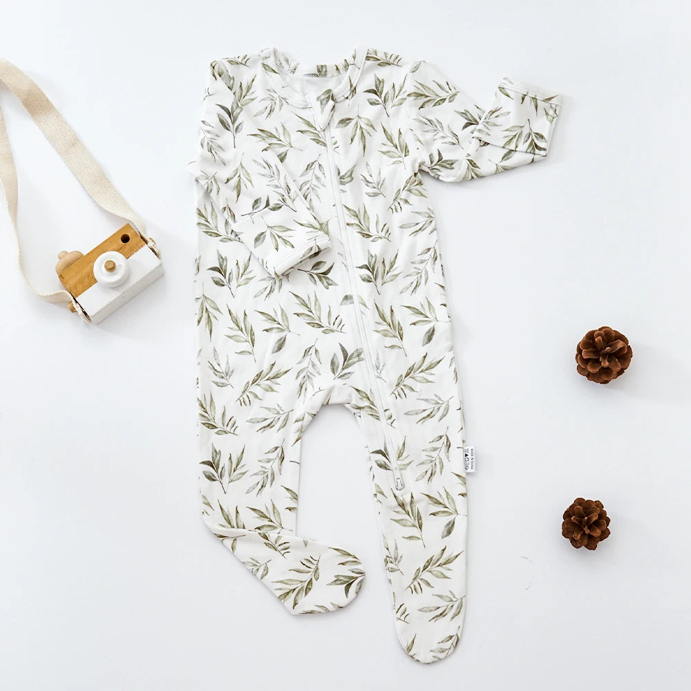 Kangobaby #My Soft Life# Baby Bodysuit: Long Sleeve Romper for Newborns & Infants