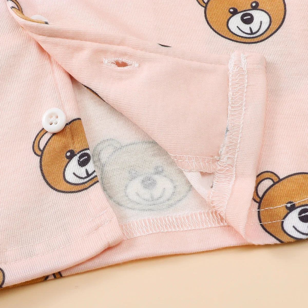 0-3 Years Pajama Set: Cartoon Top & Shorts for Baby Boys & Girls (Summer)