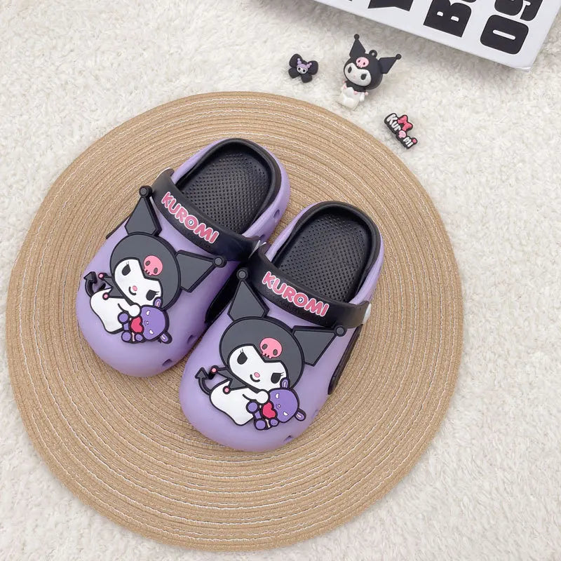 Sanrio Kids' Clogs – Hello Kitty Princess Beach Sandals, Soft-Soled Wading Shoes
