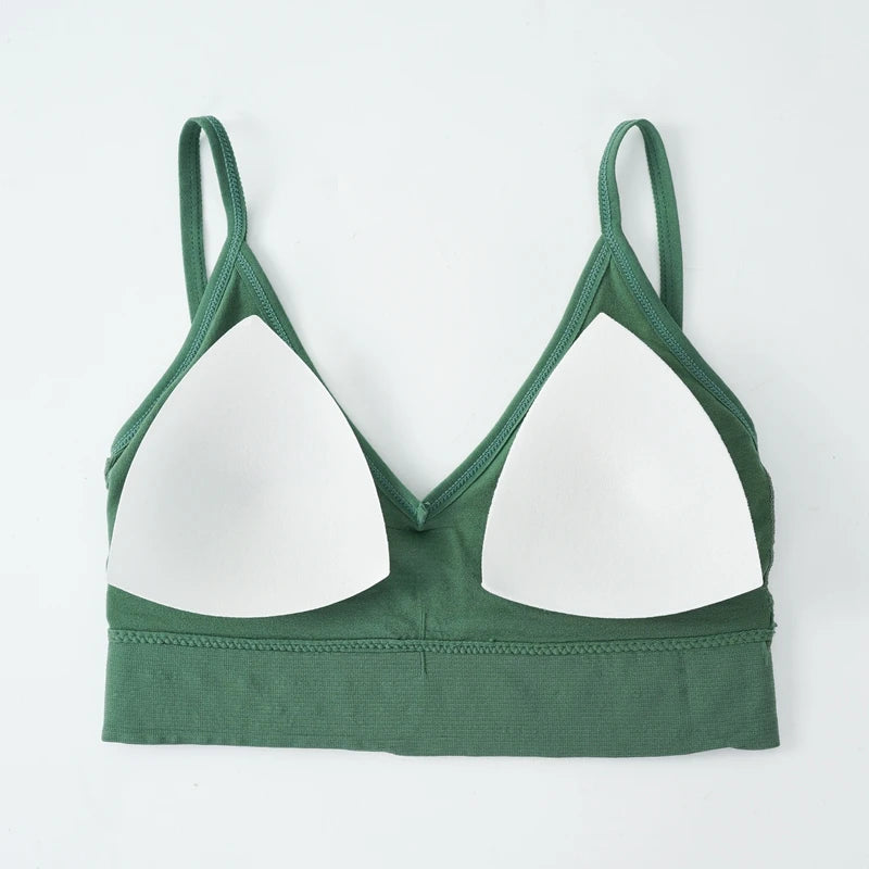 Sexy Seamless U-Back Bra – Wireless Push-Up Bralette for Women