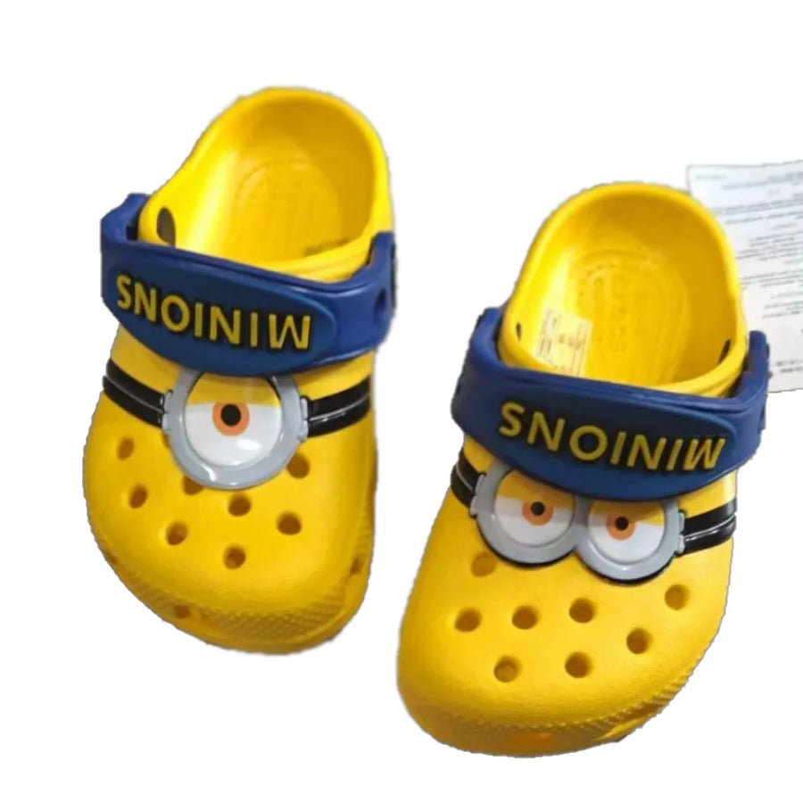 Minions EVA Sandals – Kawaii Kids' Beach Shoes