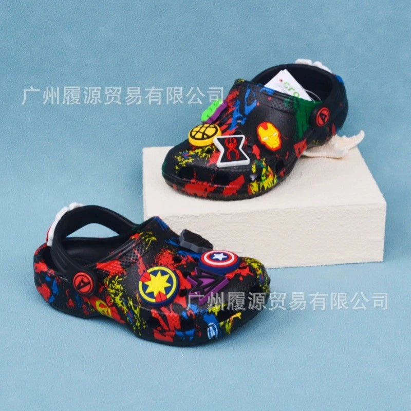 Miniso Kids' Cartoon Slippers – Cute Non-Slip Summer Sandals, Soft Sole Gift