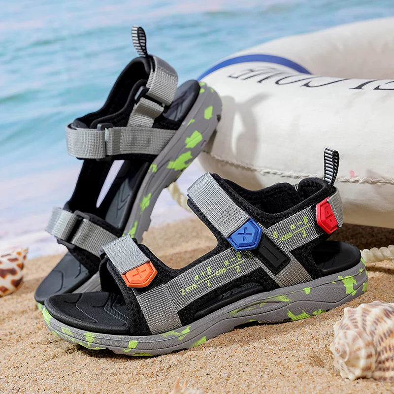 Kids' Beach Sandals – Non-Slip, Soft Bottom, Breathable & Lightweight Shoes
