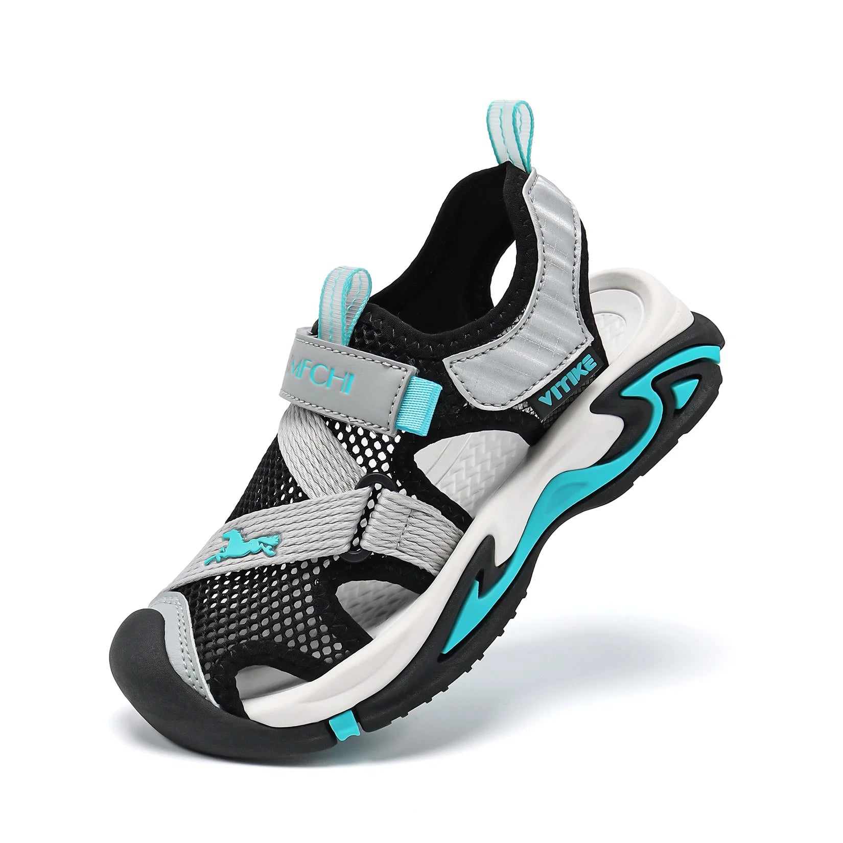 Boys' Summer Beach Sandals – Closed Toe, Safety Shoes for Kids