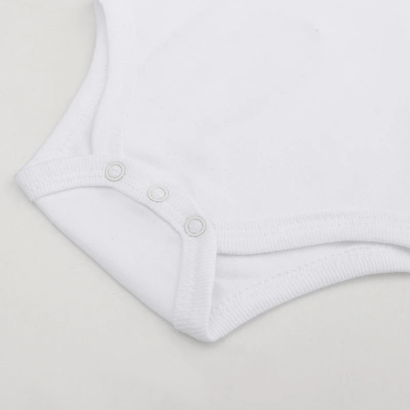 Kawaii Ohana Stitch Print Baby Romper: 100% Cotton Short Sleeve Bodysuit (0-24M)