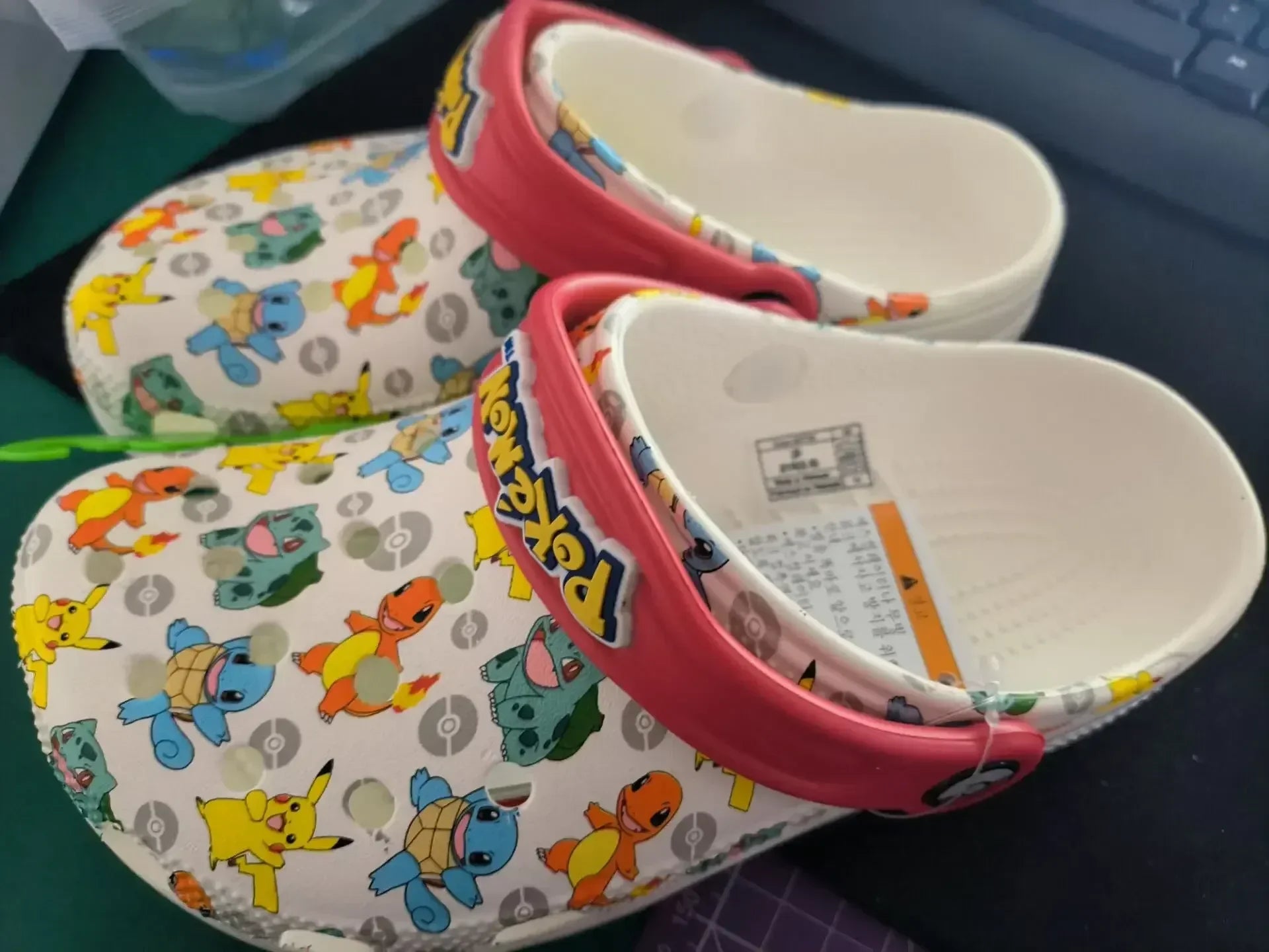 Anime Hole Sandals – Pikachu, Squirtle, Charmander Kawaii EVA Beach Slippers