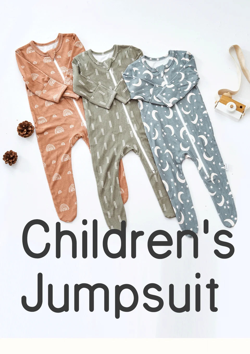 Kangobaby #My Soft Life# Baby Bodysuit: Long Sleeve Romper for Newborns & Infants