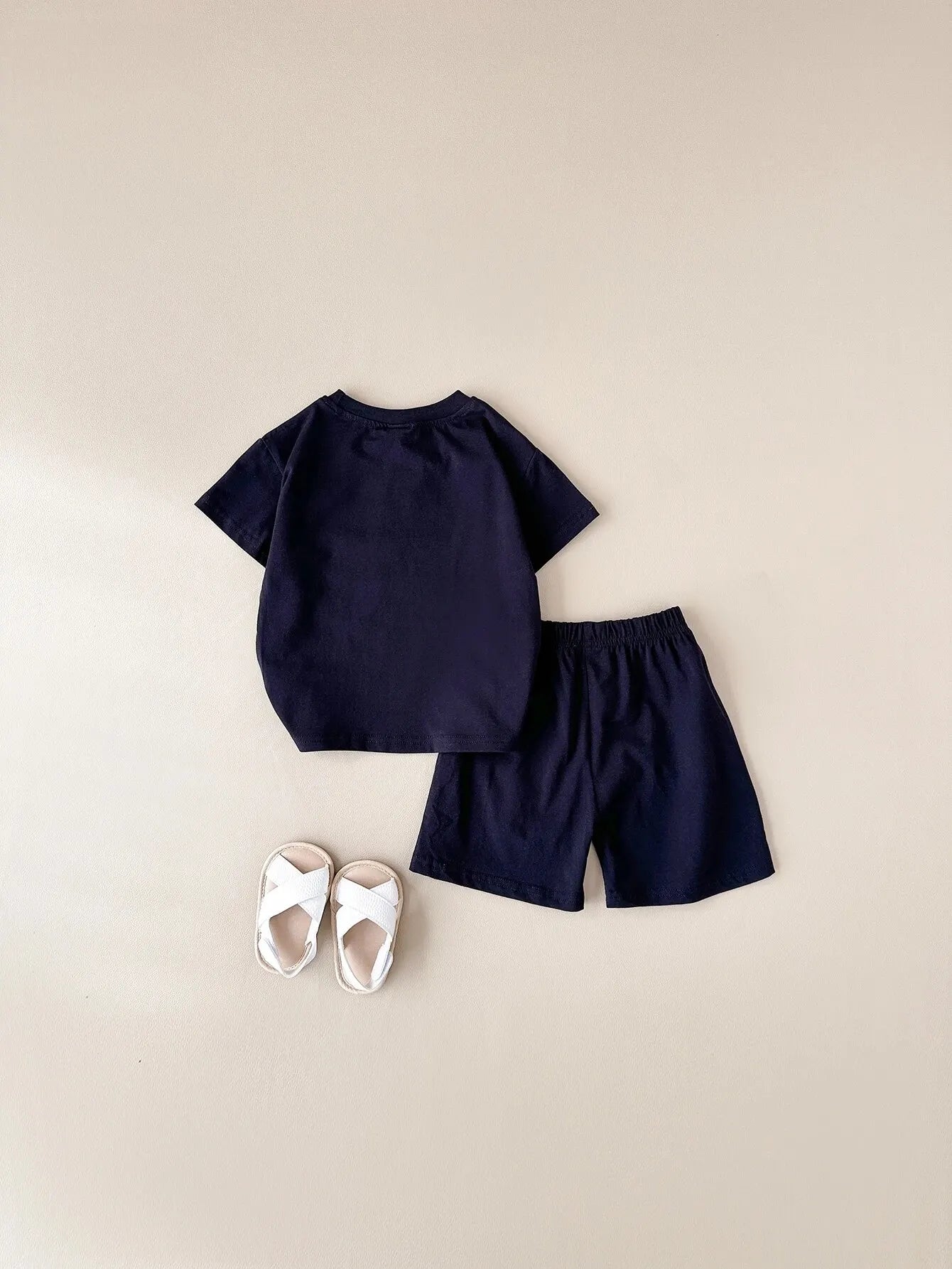 2PCS Baby Outfit Set: Infant Top & Bottom for Boys & Girls (Casual Sportswear)