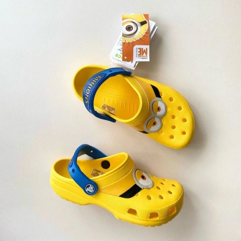 Kids' Cartoon EVA Hole Shoes – Lightweight Beach Shoes for Boys