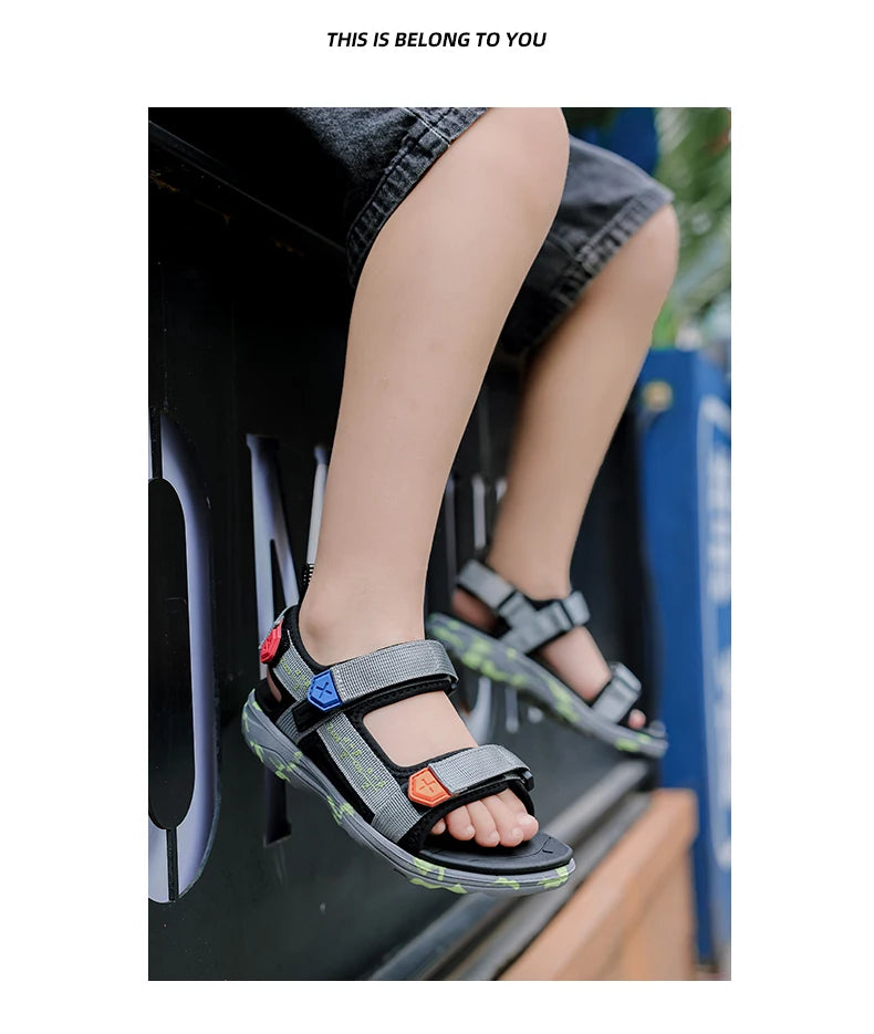Kids' Beach Sandals – Non-Slip, Soft Bottom, Breathable & Lightweight Shoes
