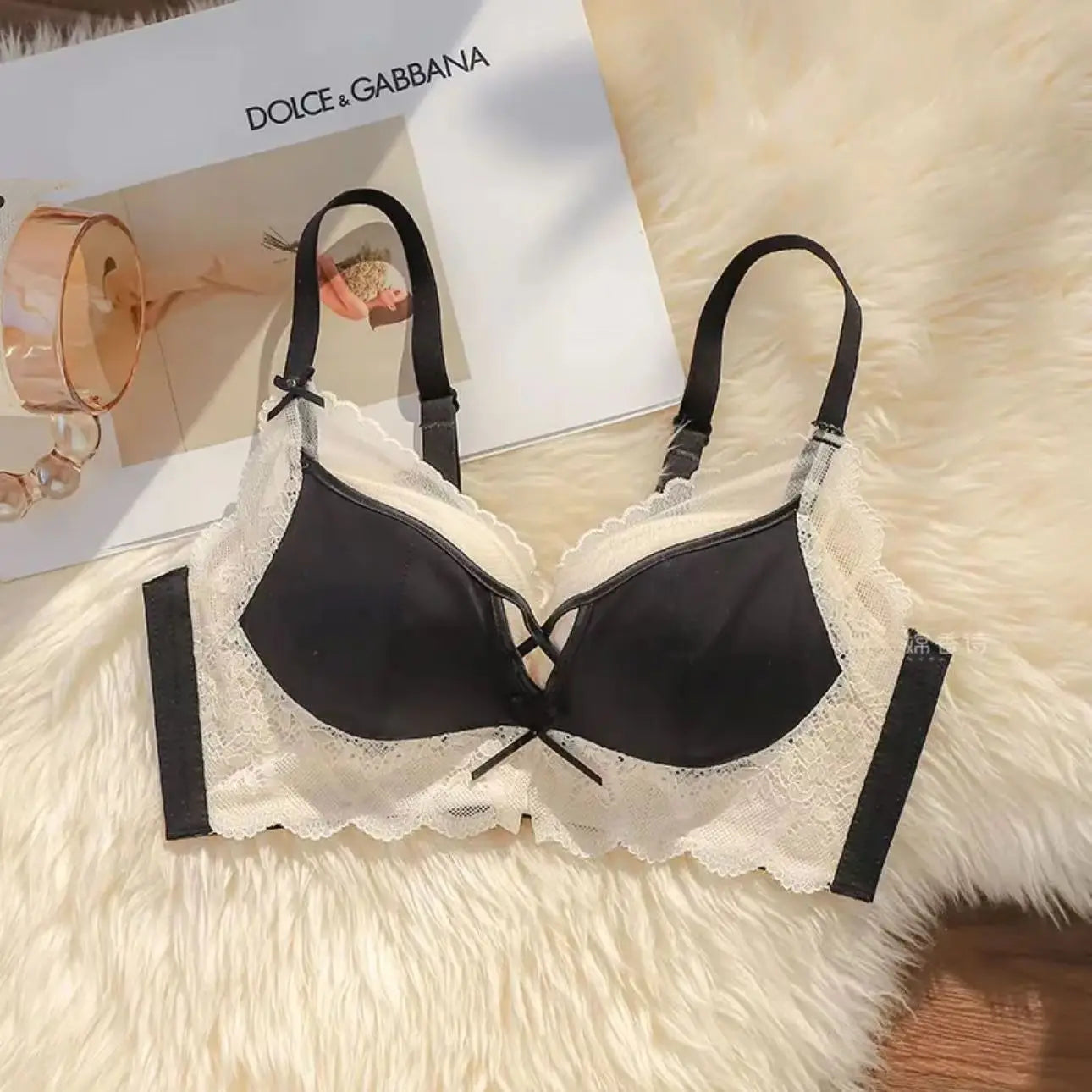 Women’s Bra – Non-Steel, Anti-Sagging, Breathable Thin Bra for Small Breasts