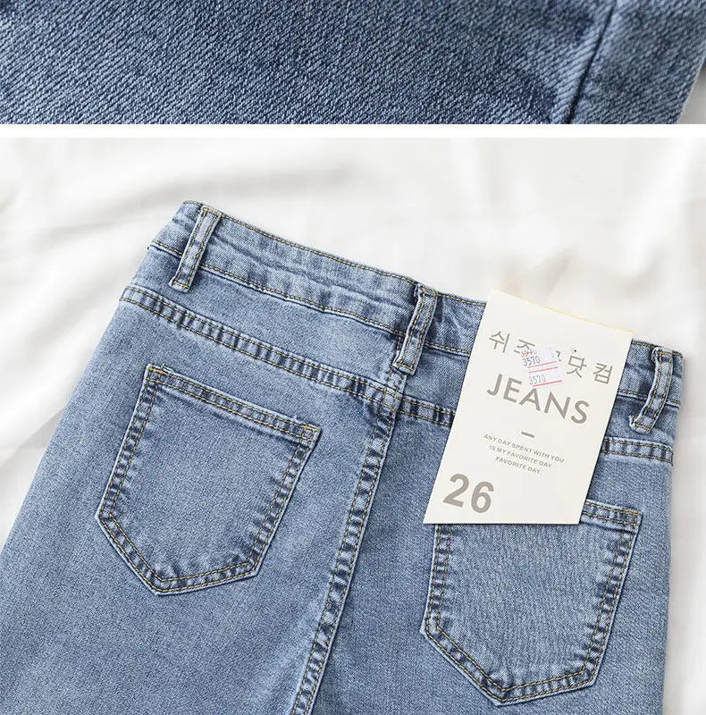 Black Grey Slimming Jeans for Women – Cropped, Slim Fit, Chic & Versatile.