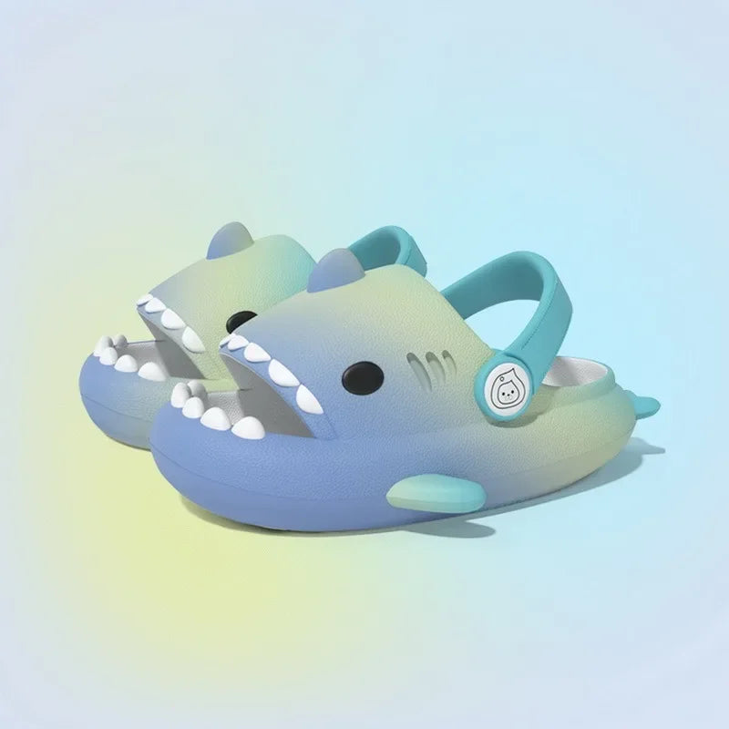 Evshine Shark Slippers For Children Summer Shark Shoes Fashion Shark Sandals Child Sandals Lovely Boys And Girls Beach Slippers