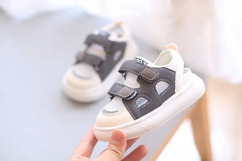 Kids Sports Sandals – Comfortable Hollow Board Shoes for Boys (1-4 Years)