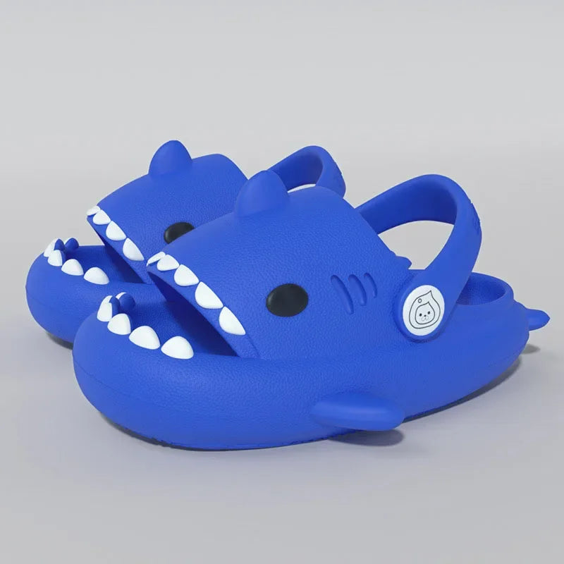 Evshine Shark Slippers For Children Summer Shark Shoes Fashion Shark Sandals Child Sandals Lovely Boys And Girls Beach Slippers
