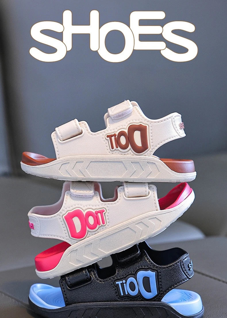 Kids' Summer Sandals – Lightweight, Breathable Open-Toe Beach Shoes