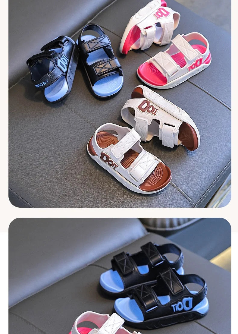 Kids' Summer Sandals – Lightweight, Breathable Open-Toe Beach Shoes