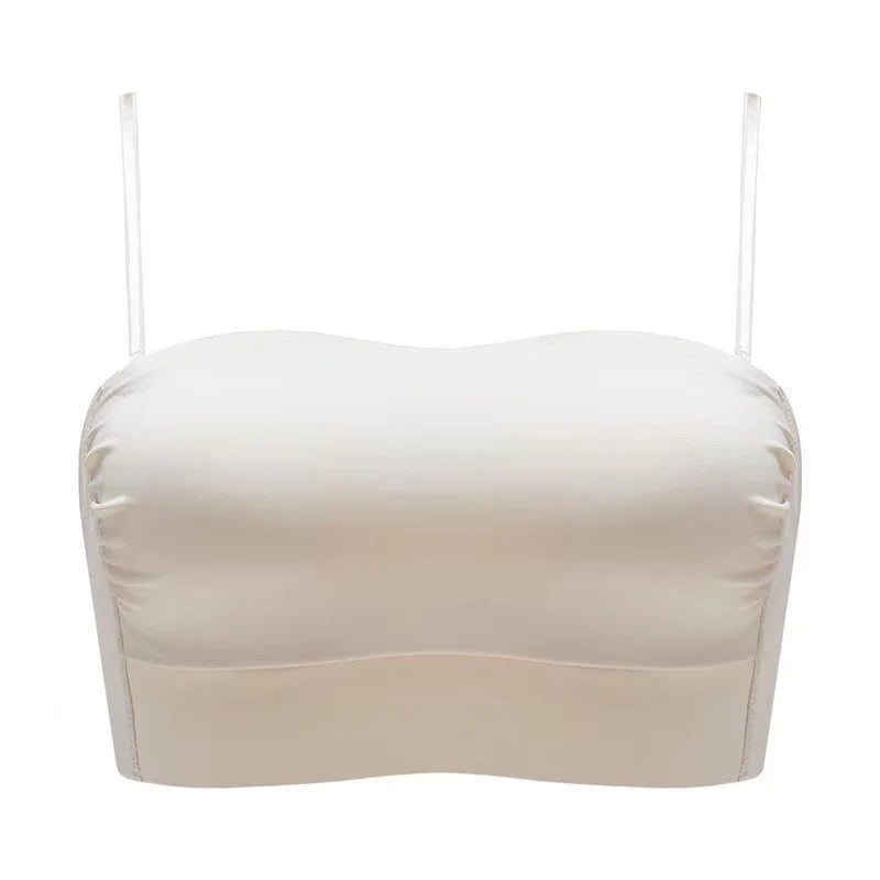 Anti-Shadow Light Bra for Women – Thin Straps, Sexy Back Vest, All-in-One for Outerwear.