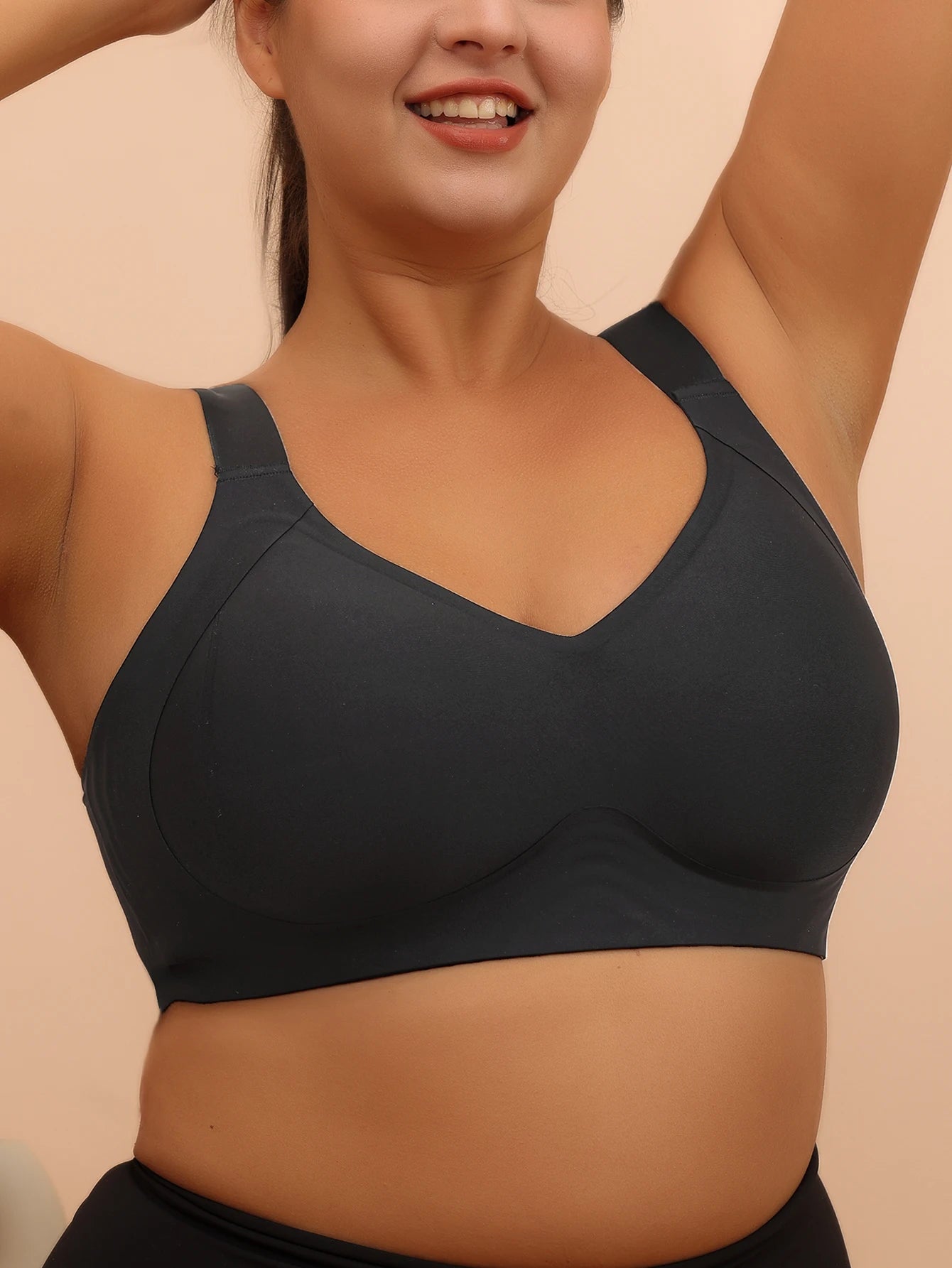 6XL Plus-Size Sleeping Bra – No Steel, Anti-Sagging, Yoga Vest Bra