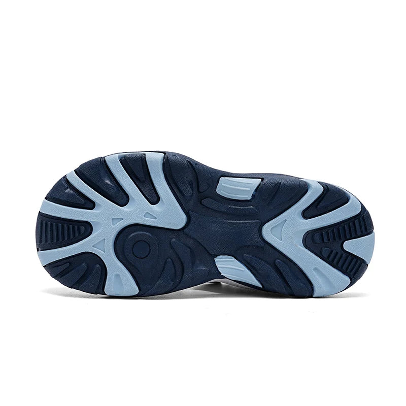 Kids' Summer Beach Sandals – Closed Toe, Anti-Bump, Breathable Soft Sole Shoes