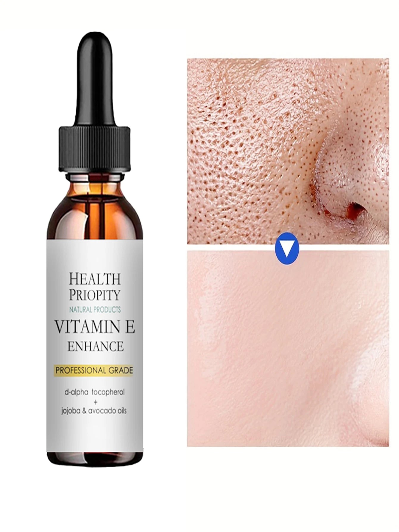 Vitamin E Face Essence – 100% Natural Oil, Anti-Wrinkle, Moisturizing & Whitening Skin Care
