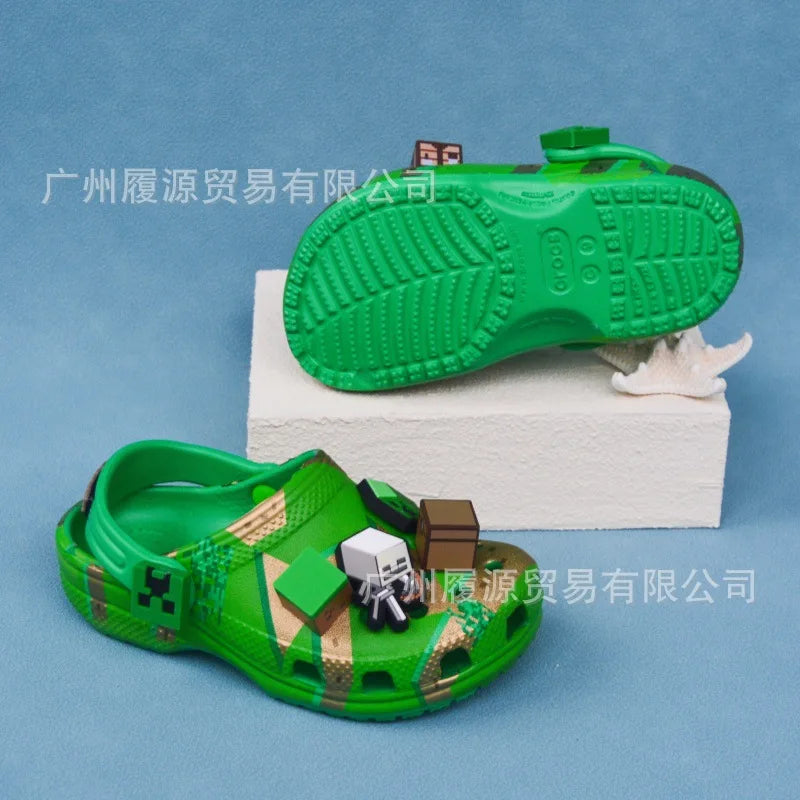 Miniso Kids' Cartoon Slippers – Cute Non-Slip Summer Sandals, Soft Sole Gift