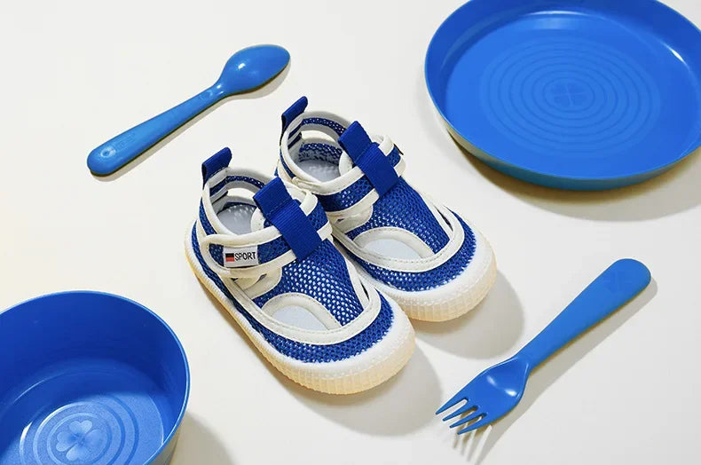Kids Sandals – Fashionable Breathable Cut-out Shoes, Soft & Toe-Capped (Size 21-30)
