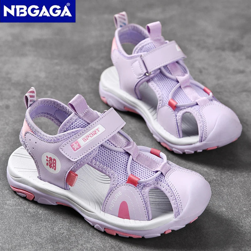 Kids Summer Sandals – Breathable, Non-Slip, Closed-Toe for Boys & Girls