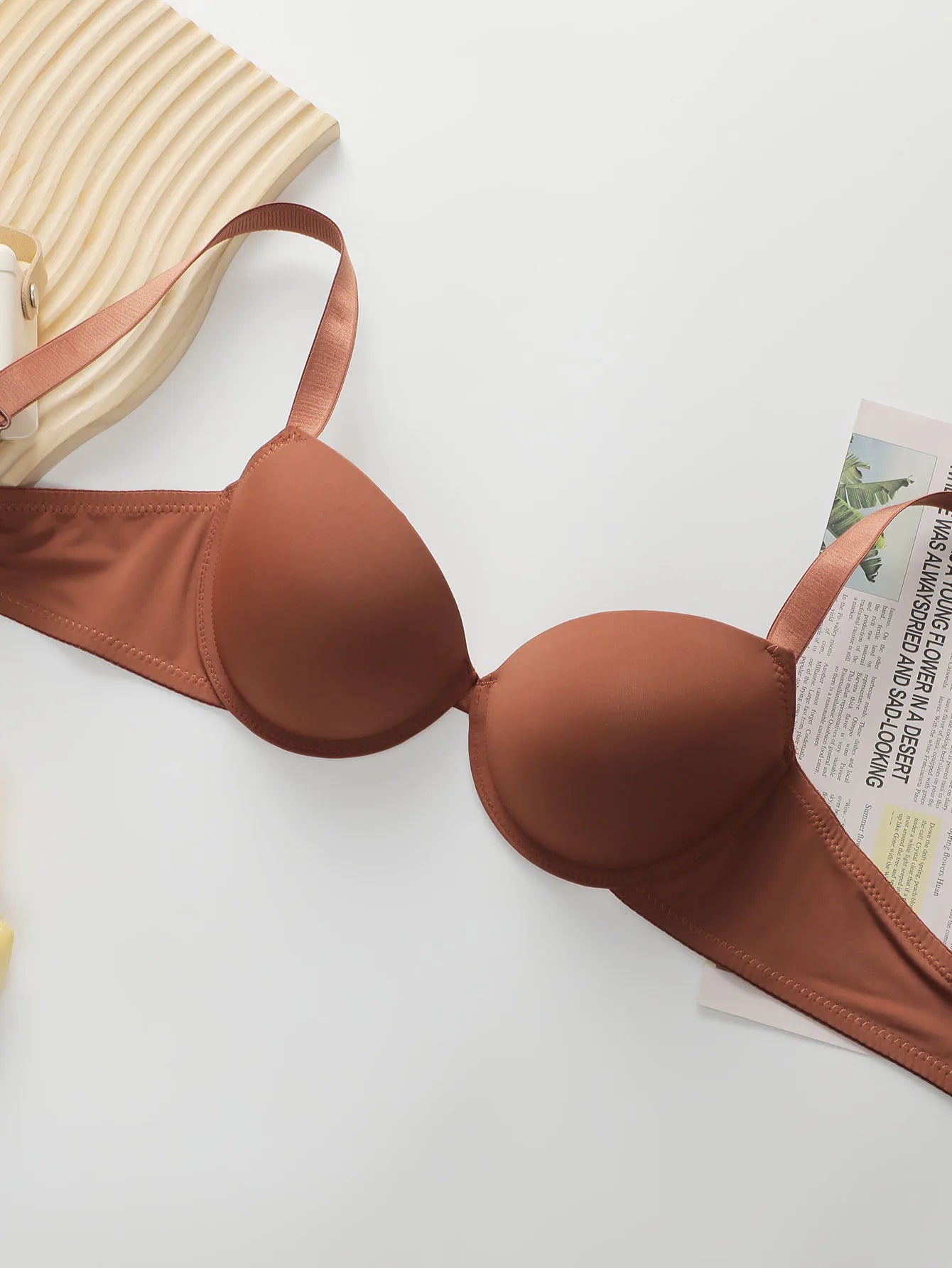 Women's Elegant Solid Color Bra Set – Sexy Bralette for All Seasons (B2050)