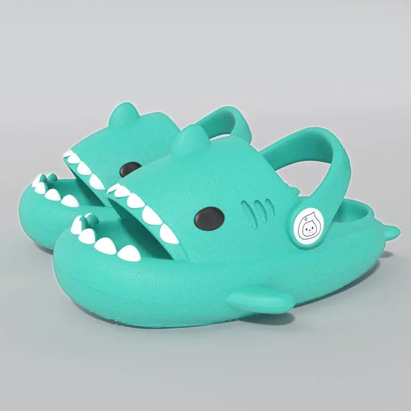 Evshine Shark Slippers For Children Summer Shark Shoes Fashion Shark Sandals Child Sandals Lovely Boys And Girls Beach Slippers
