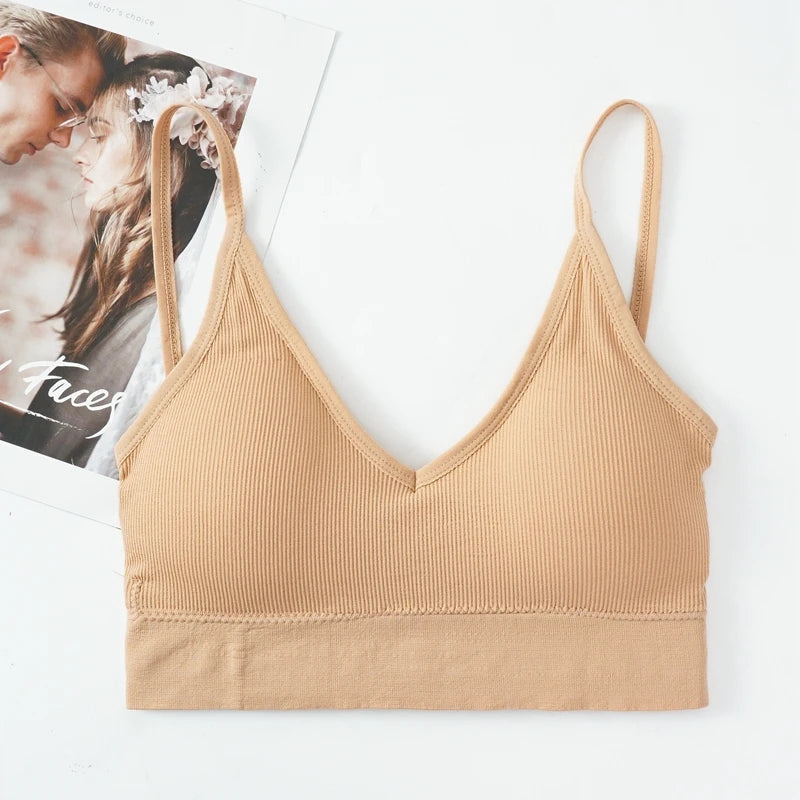 Sexy Seamless U-Back Bra – Wireless Push-Up Bralette for Women