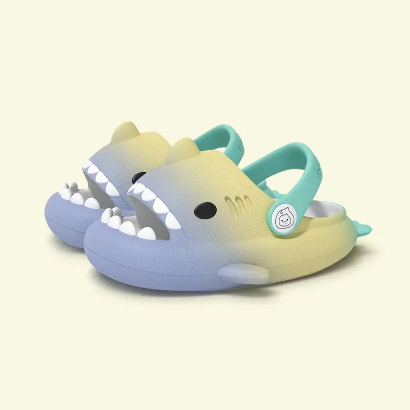 Evshine Shark Slippers For Children Summer Shark Shoes Fashion Shark Sandals Child Sandals Lovely Boys And Girls Beach Slippers