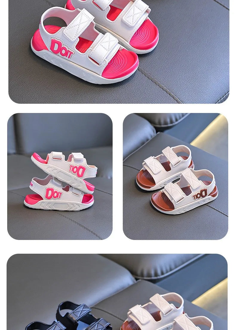 Kids' Summer Sandals – Lightweight, Breathable Open-Toe Beach Shoes