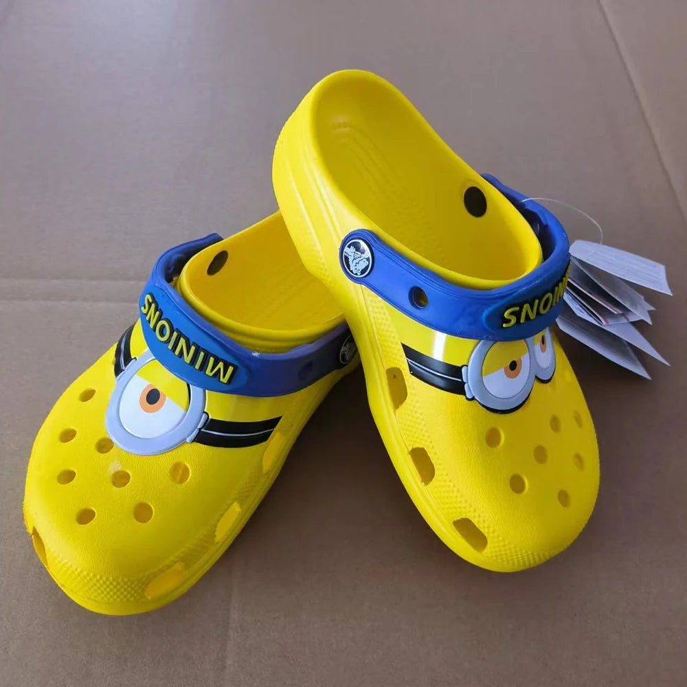 Minions EVA Sandals – Kawaii Kids' Beach Shoes