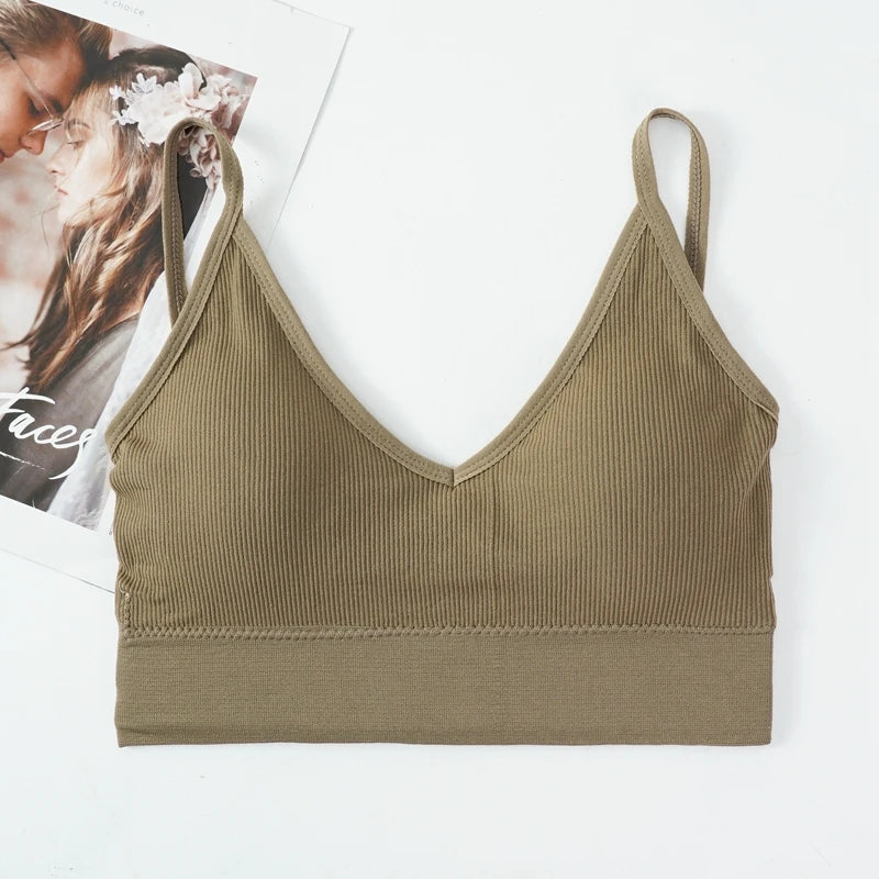 Sexy Seamless U-Back Bra – Wireless Push-Up Bralette for Women