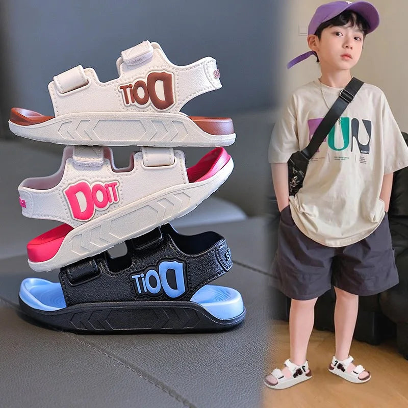 Kids' Summer Sandals – Lightweight, Breathable Open-Toe Beach Shoes